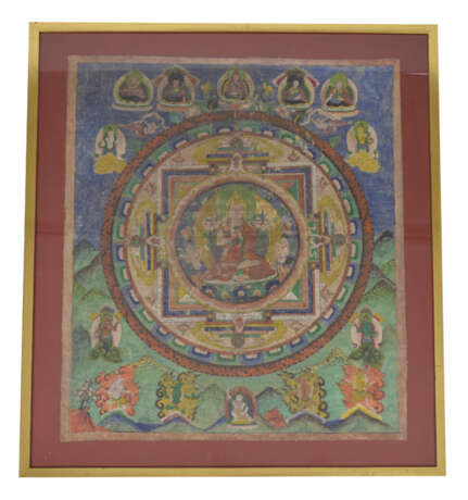 Thangka, Tsongkhapa, Mandala - photo 1
