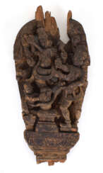 Holzrelief, Nepal, 18./19. Jahrhundert.