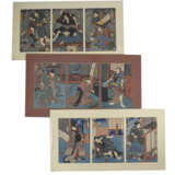 Drei Triptychen, Kunisada, - фото 1