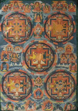 Mandala, Tibet, 20. Jahrhundert - Foto 1