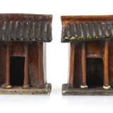 Paar Keramikhäuser, China, - фото 1