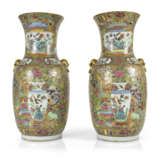 Paar Vasen, Porzellan, China, - фото 1