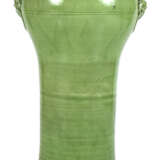 Grün Glasierte Vase, China, - Foto 1