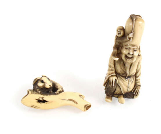 Zwei Netsuke: Hase Und - фото 1