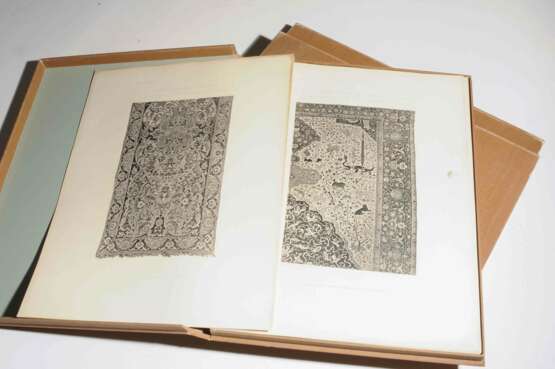 3 Teppich-Bände, herausgegeben vom K. K. Österreichischen Handels-Museum, 1892 - фото 7
