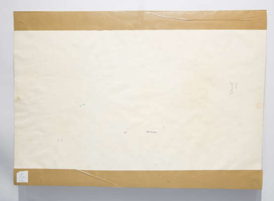 ERNST MORITZ WERNDL-SCHOLLENRIED, "Schlafender Akt", Aquarellfarbe auf Papier, signiert, 20. Jahrhundert - Foto 3