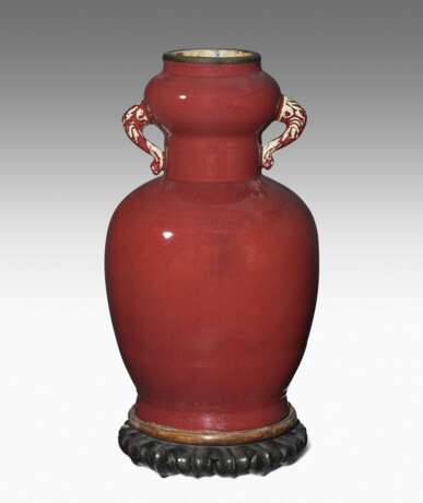 Grosse Sang-de-Boeuf-Vase - Foto 1