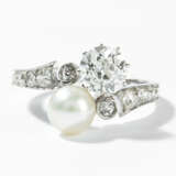 Diamant-Perlen-Ring - photo 1
