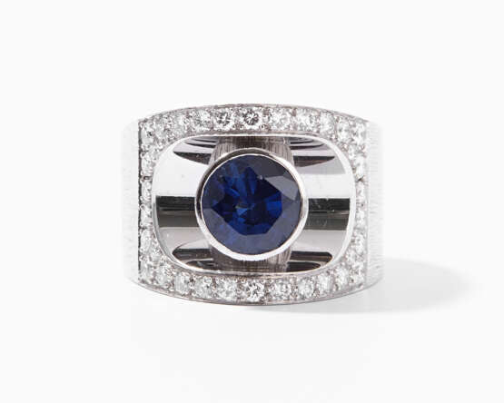 Saphir-Brillant-Ring - photo 1