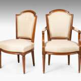 Satz von vier Stühlen und passend 3 Armlehnstühlen - Foto 1