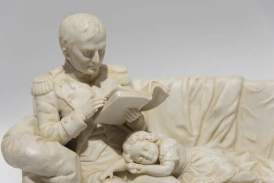 SCHEIBE ALSBACH PORZELLAN,"Napoléon und sein Sohn"", Biscuitporzellan gepinnt, 19. Jahrhundert - фото 2