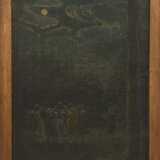 UNBEKANNTER MALER, "Nächtlicher Ringelreihen",Öl auf Platte, gerahmt, um 1920 - photo 1