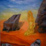 “MEDITATION” Canvas Oil paint Surrealism Mythological 2015 - photo 1