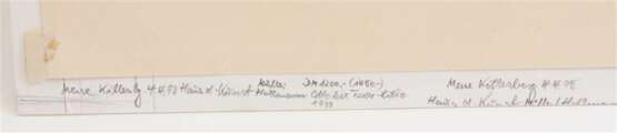 OTTO DIX, "Studie eines Nadelbaums", Federlithographie auf Papier, gerahmt, signiert und datiert - фото 4