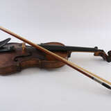 FRANCESCO RUGelbgoldERI. Nach. Geige mit Bogen und Kasten,Modell von 1676, um 1900 - фото 4