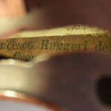 FRANCESCO RUGelbgoldERI. Nach. Geige mit Bogen und Kasten,Modell von 1676, um 1900 - photo 9