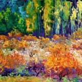 Осень Персиковый сад Canvas Oil paint Impressionism Landscape painting 2019 - photo 1