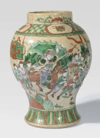 Vase mit Kriegern - Foto 1