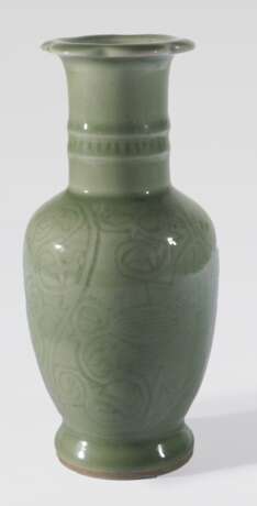 Hellgrüne chinesische Vase - Foto 1