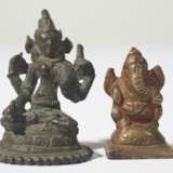 Zwei kleine Figuren der Saravati und Ganesha - photo 1
