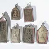 Sechs antike buddhistische Amulett-Anhänger - Foto 1