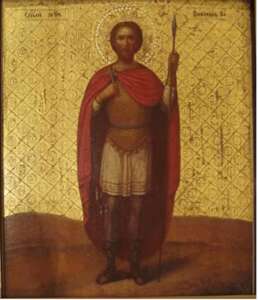 Икона Св. мученик Виктор XIX век