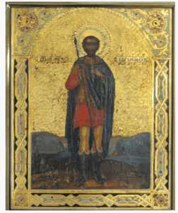 Икона Св. мученик Евгений XIX век