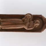 "MARIA UND JESUS", beschnitztes und gebeiztes Holz, 1. Hälfte 20. Jahrhundert. - Foto 1