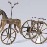 Seltenes Dreirad-Pferd aus Holz - -  - photo 1