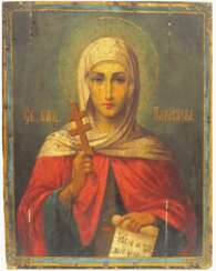 Die Ikone der Heiligen Paraskeva XIX-TEN Jahrhundert