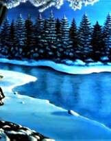 Зимняя речка Зимняя речка