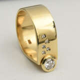 BRILLIANT-RING, 585 Gelbgold, 20. Jahrhundert - фото 4