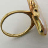 SCHMUCK-KONVOLUT 3: Ringe, 333/585 Gelbgold und WG, 20. Jahrhundert - photo 4