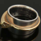 RING MIT BRILLIANT, 585 WG/Gelbgold, 20. Jahrhundert - фото 8