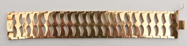 ARMREIF, 750 Gelbgold, 20. Jahrhundert - Foto 3