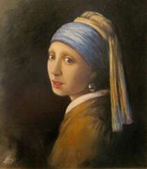 freie Kopie des Gemäldes «das Mädchen mit dem Perlenohrring»