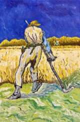 Copy of the painting of van Gogh's ‘ the Reaper ‘