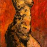 “Nude” Yuri Sychev Fiberboard Mixed media Expressionist 2000 - photo 1