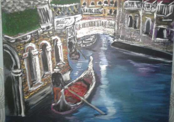 Венеция Acrylic paint Impressionism History painting 2019 - photo 2
