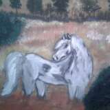 “In the field” Acrylic paint Impressionist Animalistic 2019 - photo 1