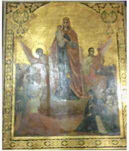 Икона Богородица 19 век
