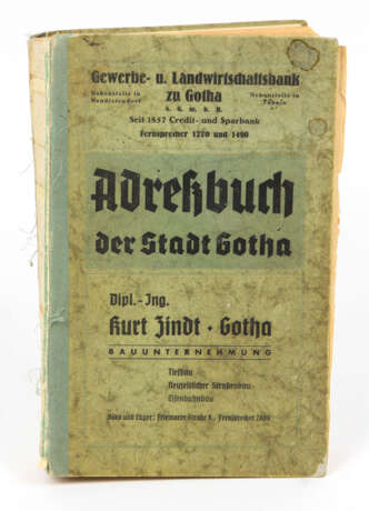 Adreßbuch der Stadt Gotha1940/41 - Foto 1