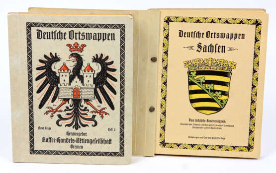 2 Hefte Deutsche Ortswappen - Foto 1