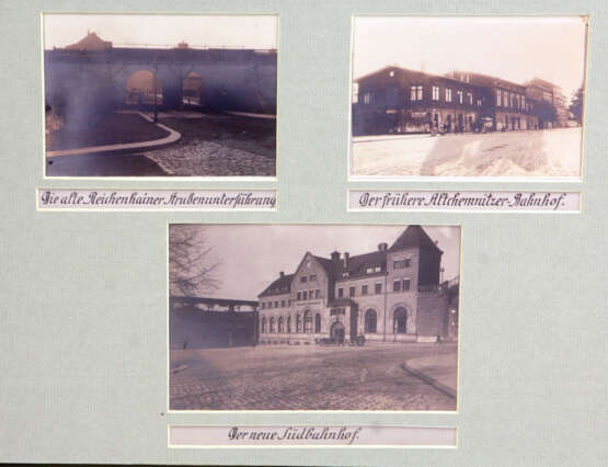 Eisenbahnbauten in Chemnitz 1903/10 - фото 3