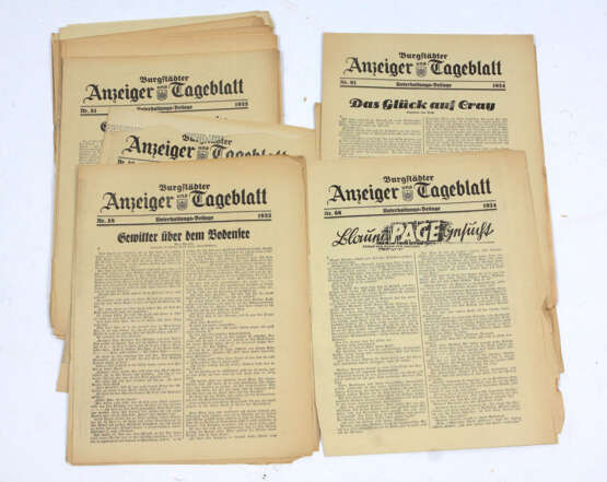 Posten Burgstädter Zeitung 1934/35 - photo 1