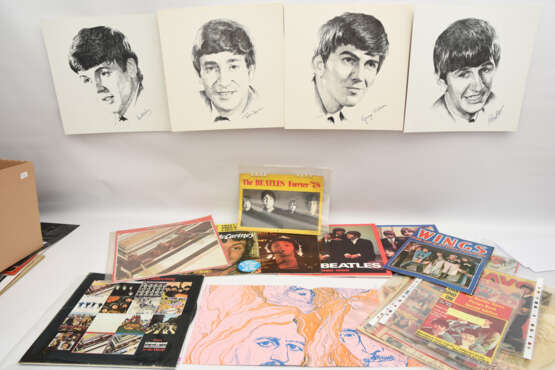 THE BEATLES- BOXSETS/COLLECTIBLES: Fan-Printmedien, Zeitschriften, Sammlerhefte, UK/USA/BRD/Japan, 1960/70er-Jahre - Foto 1