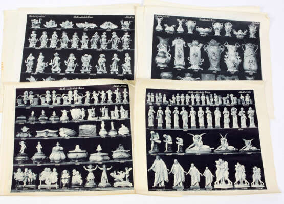 Musterblätter Porzellan um 1900 - Foto 1