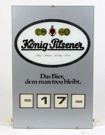 Drehkalender Brauerei König Pilsener - photo 1
