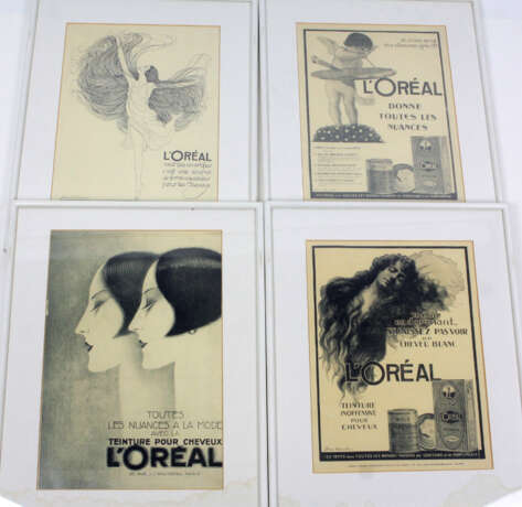 L'oréal Werbeplakate im Rahmen - Foto 1