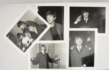 THE BEATLES- BLACK& WHITE PHOTOS, 5 SW-Abzüge auf Fotopapier, Prestwich 1963/64
